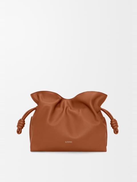 Medium Flamenco clutch in nappa calfskin