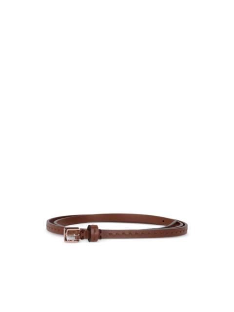 buckle-detail belt