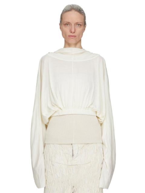 Off-White Concordians Cropped Tunic Hoodie