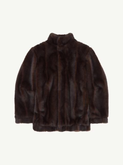 Faux fur jacket