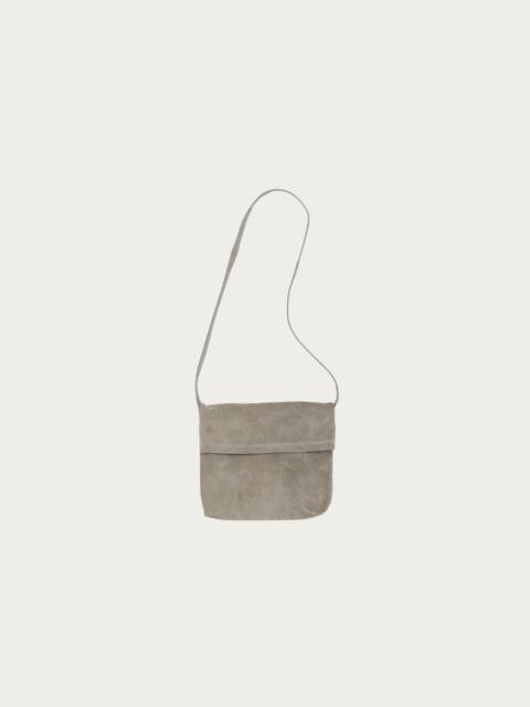 Small Pig Flap Shoulder Bag - Light Grey