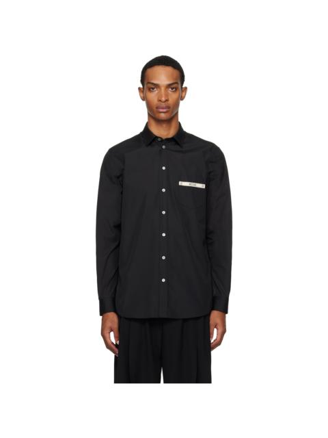 Black Moschino Tape Shirt