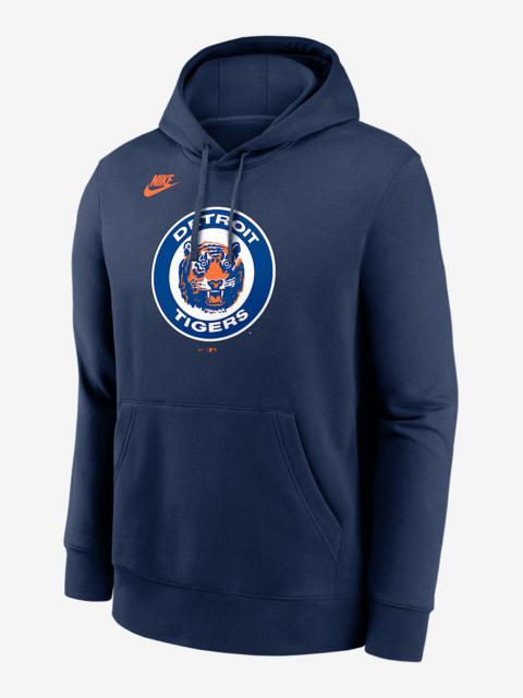 Detroit Tigers Cooperstown Logo Club Men's Nike MLB Pullover Hoodie