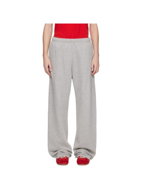 Gray Heavyweight Puddle Sweatpants