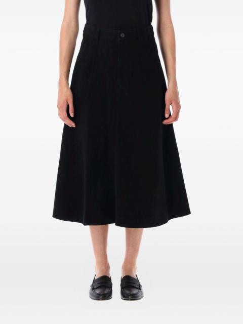 Laurie A-line midi skirt