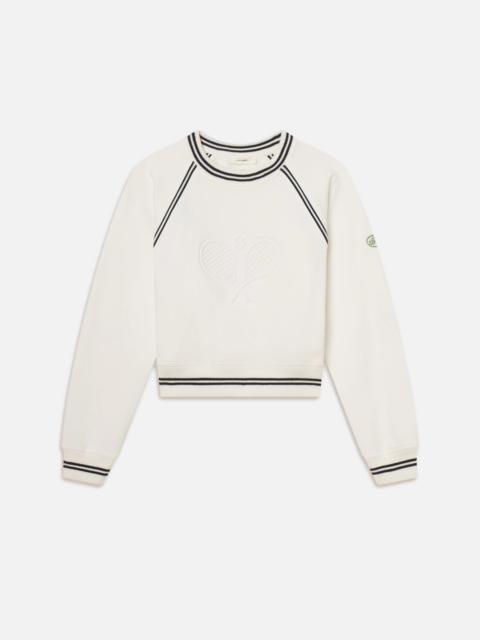 The Tennis Sweatshirt in White