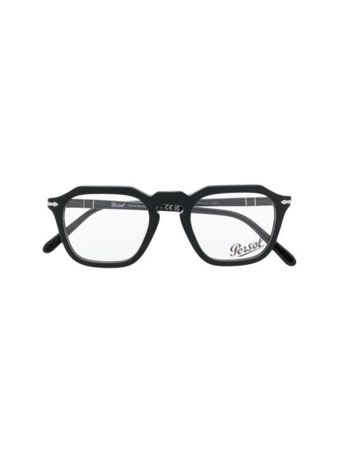 geometric-frame glasses