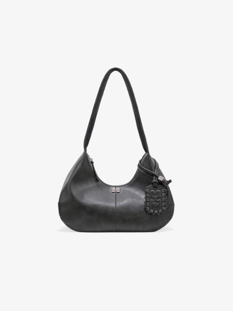 DARK GREY MEDIUM HOBO BAG