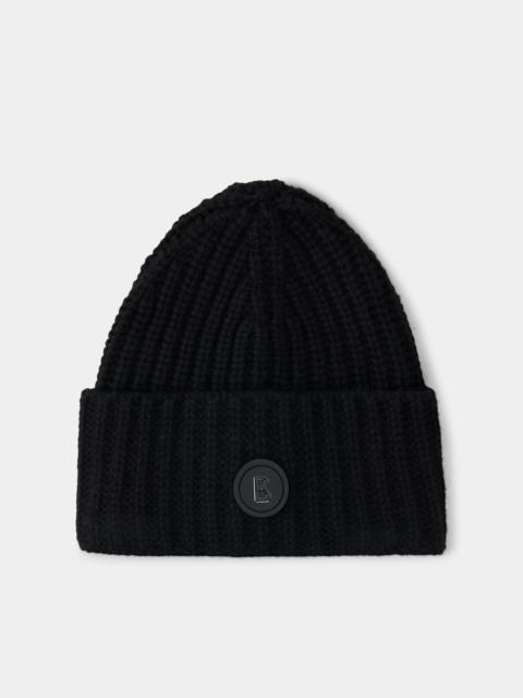 Kilian knitted cashmere hat in Black
