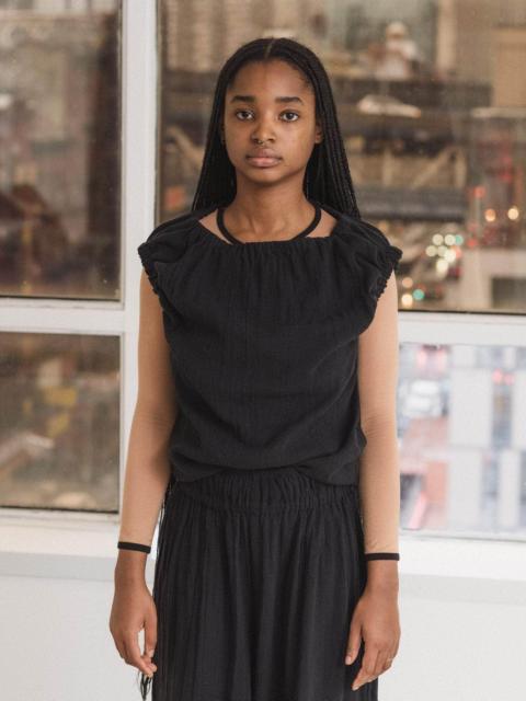 Mia Top - Crinkle Linen