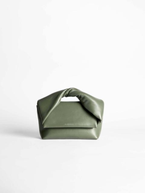MEDIUM TWISTER BAG IN KHAKI LEATHER