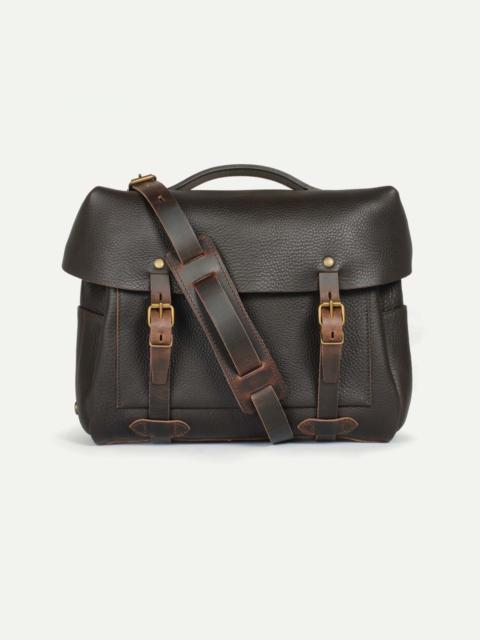 HEROES ECLAIR BAG  -   BROWN LEATHER MOTORCYCLE BAG