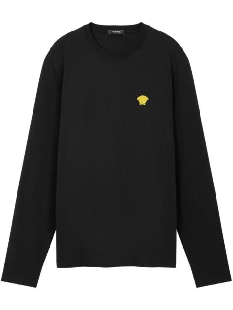 Medusa-embroidered T-shirt