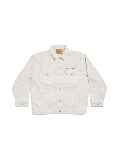 Denim Jacket Regular Fit in White