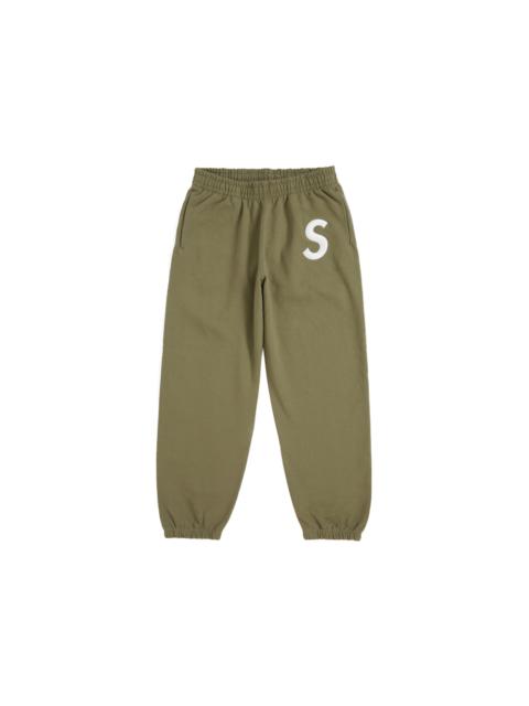 Supreme S Logo Sweatpant (FW24) Light Olive