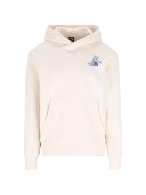 graphic-print hoodie