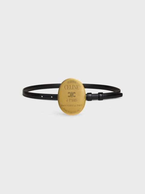 MAISON CELINE BELT 13MM IN Taurillon Leather