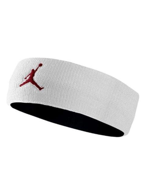 Air Jordan Headband 'white Red' 619337-100