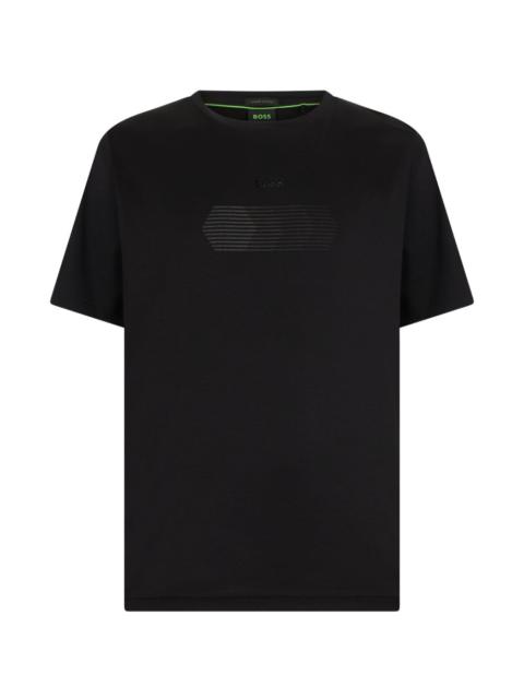 embossed-logo T-shirt