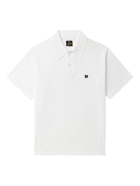 logo-embroidered polo shirt