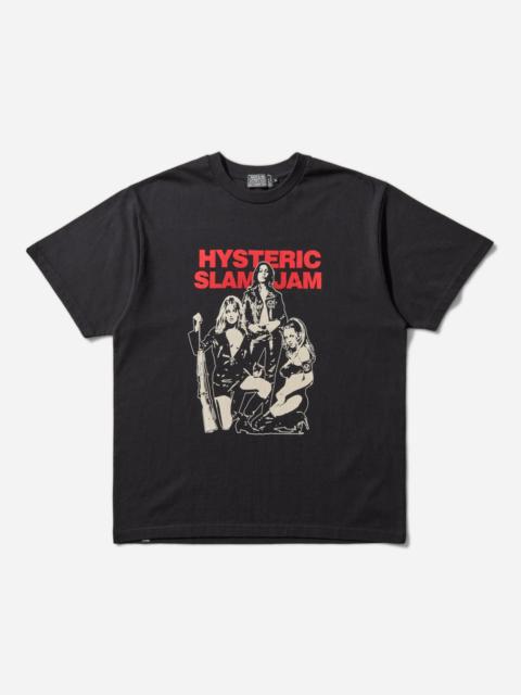 Slam Jam Hysteric Angels T-Shirt Black