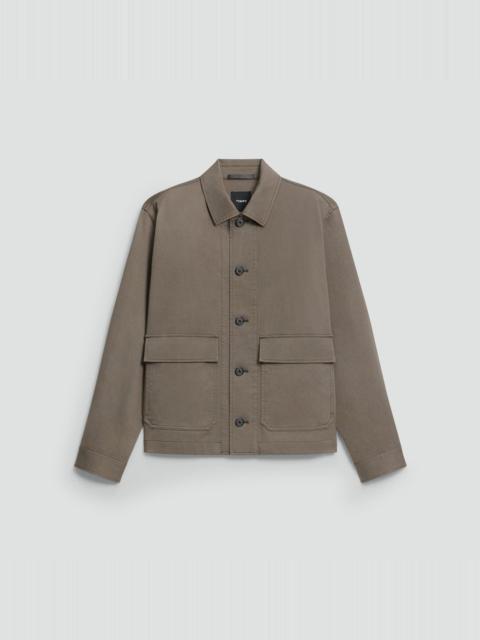 Button-Up Jacket in Moonsoft Cotton