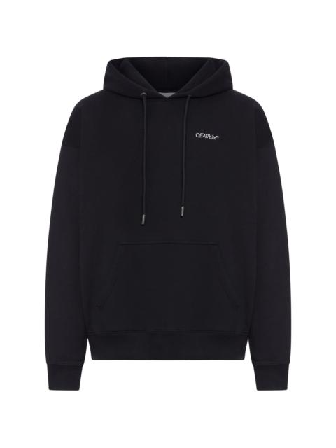 Off-white Drawstring Hooded Sweatshirt