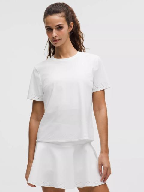 Women's Ventilated Short-Sleeve Tennis Shirt