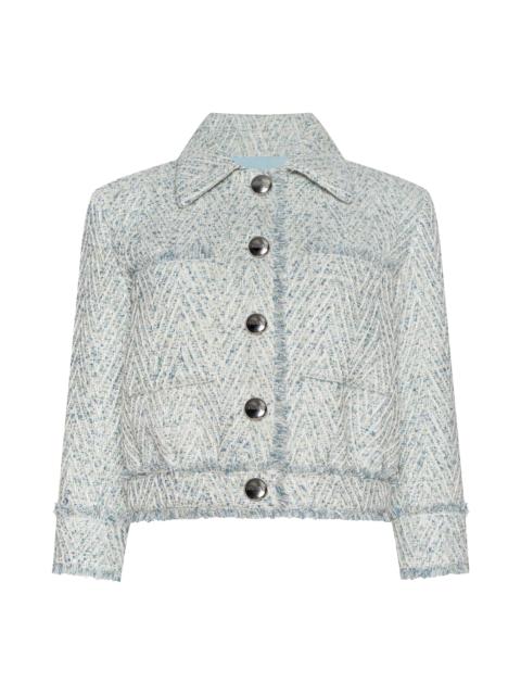 Jia Fringed Tweed Jacket