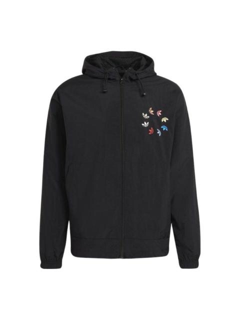 Men's adidas logo Sports Black Jacket H35650