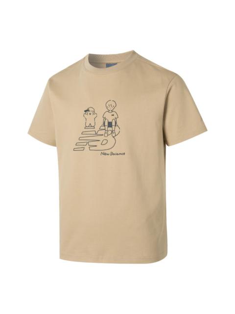 New Balance x Noritake Graphic T-Shirt 'Beige' AMT42337-INC