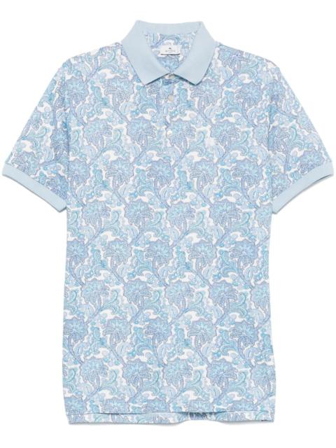 paisley polo shirt