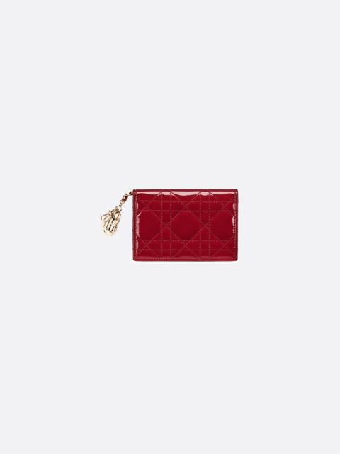 Lady Dior Flap Card Holder