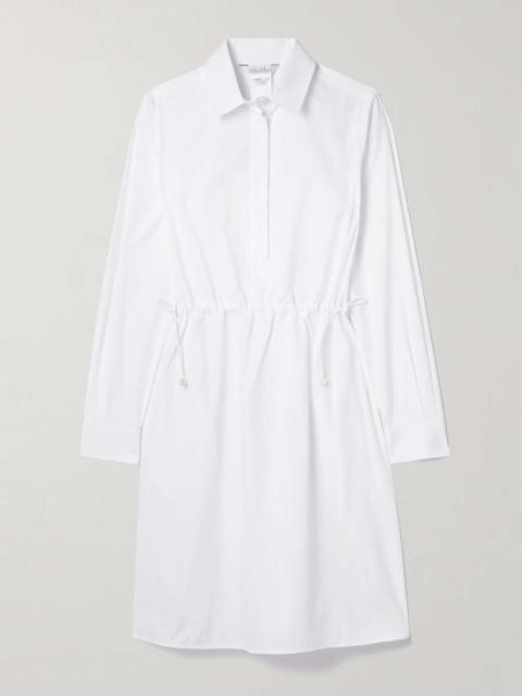 Juanita cotton-poplin mini shirt dress