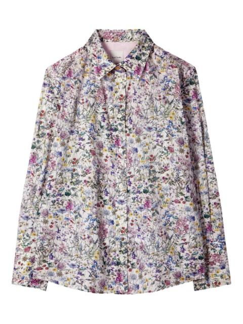floral buttoned shirt