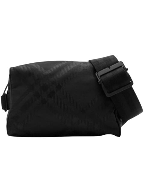 Burberry Nylon Check Jacquard Belt Bag Black