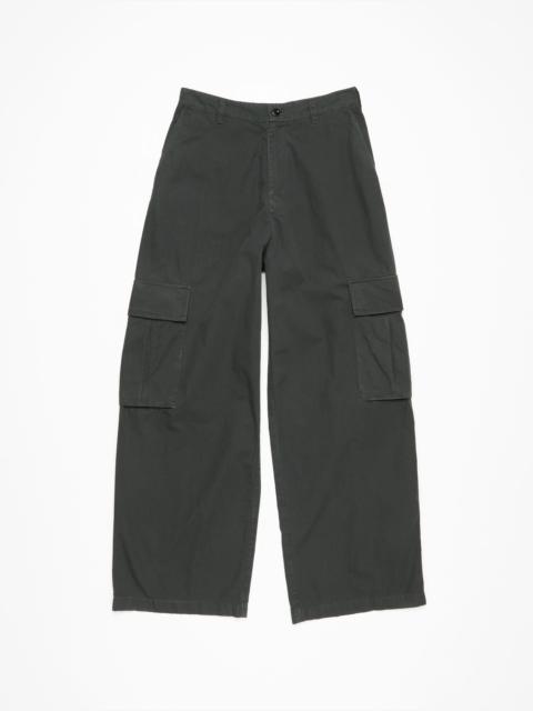 Ripstop cargo trousers - Faded black