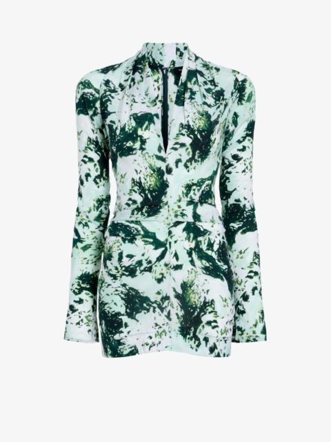 Adela Top in Printed Silk Viscose