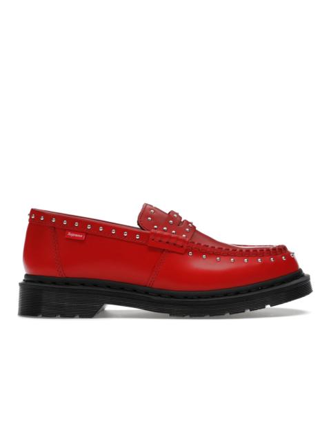 Dr. Martens Studded Penton Loafer Supreme Red