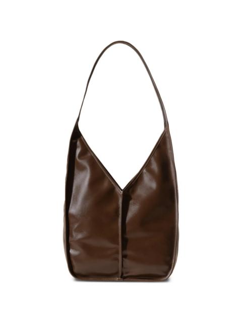 Hereu CALELLA CROSSBODY - Leather-trimmed Crossbody Sac