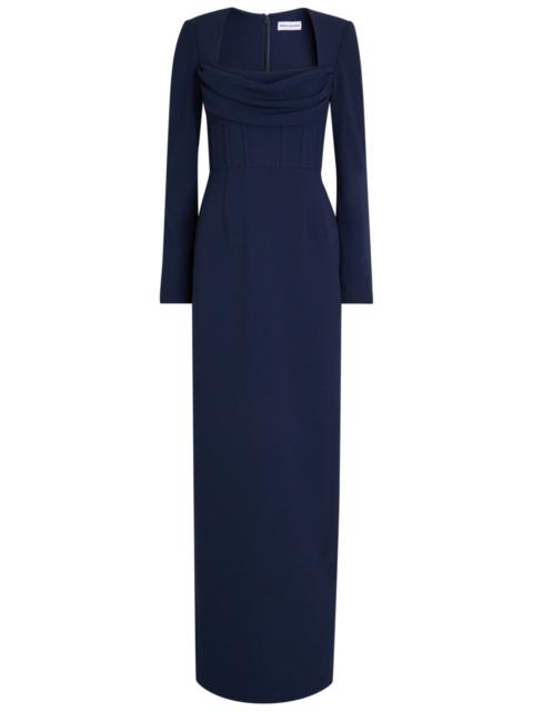 Rebecca Vallance Nemy Crepe Maxi Dress