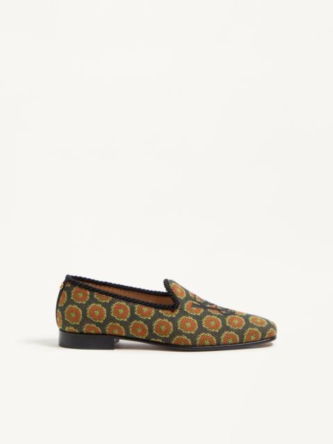 LES ALCÔVETTES LOAFER IN JACQUARD FABRIC