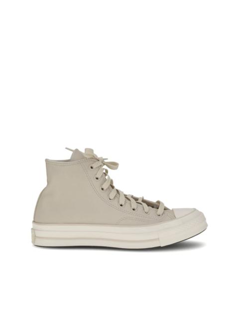 Chuck 70 leather high-top sneakers