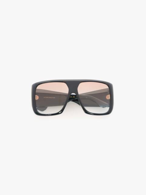 Oversized Soft Square Acetate Frame In Blue