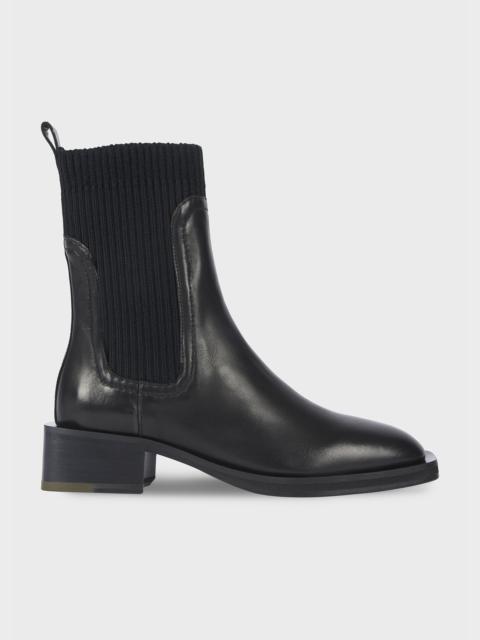 Women's Black Leather 'Matola' Boots