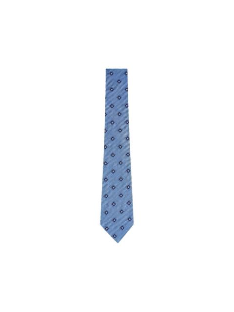 geometric-print tie