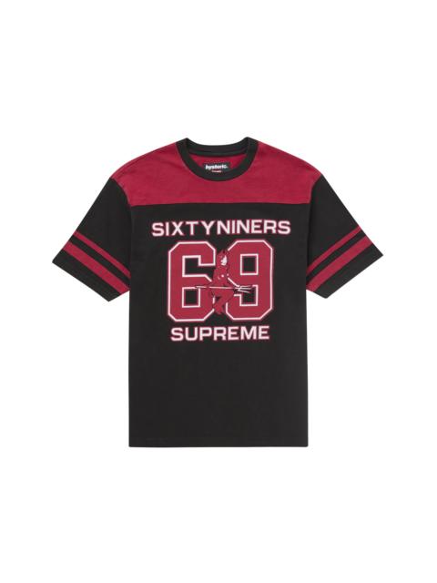 Supreme Hysteric Glamour 69 Football Top Black