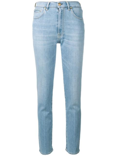 faded slim fit jeans