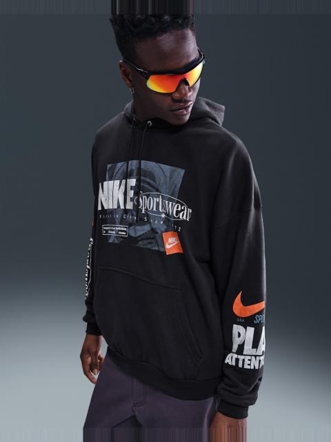 Nike Club Men's Oversized French Terry Pullover Hoodie