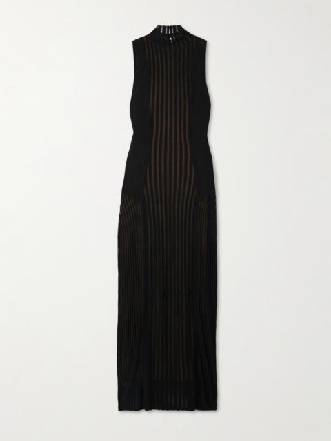 Azario Stretch-knit Maxi Dress